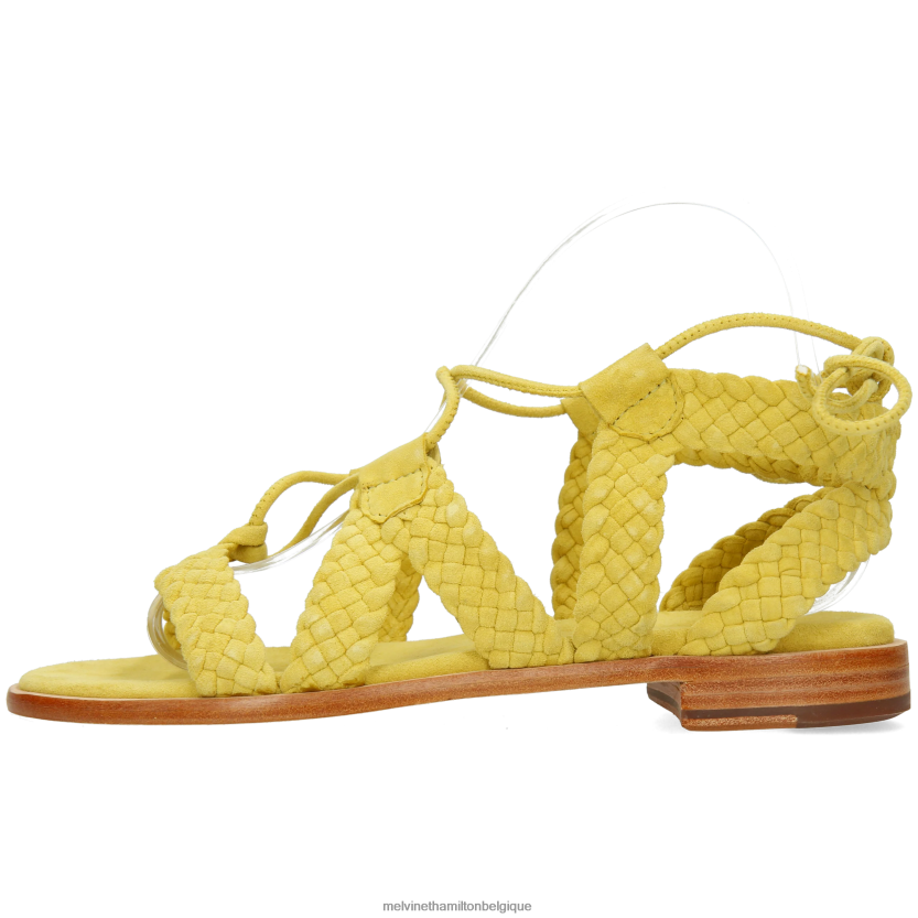 Melvin & Hamilton femmes sandra 11 R442281905 des sandales jaune