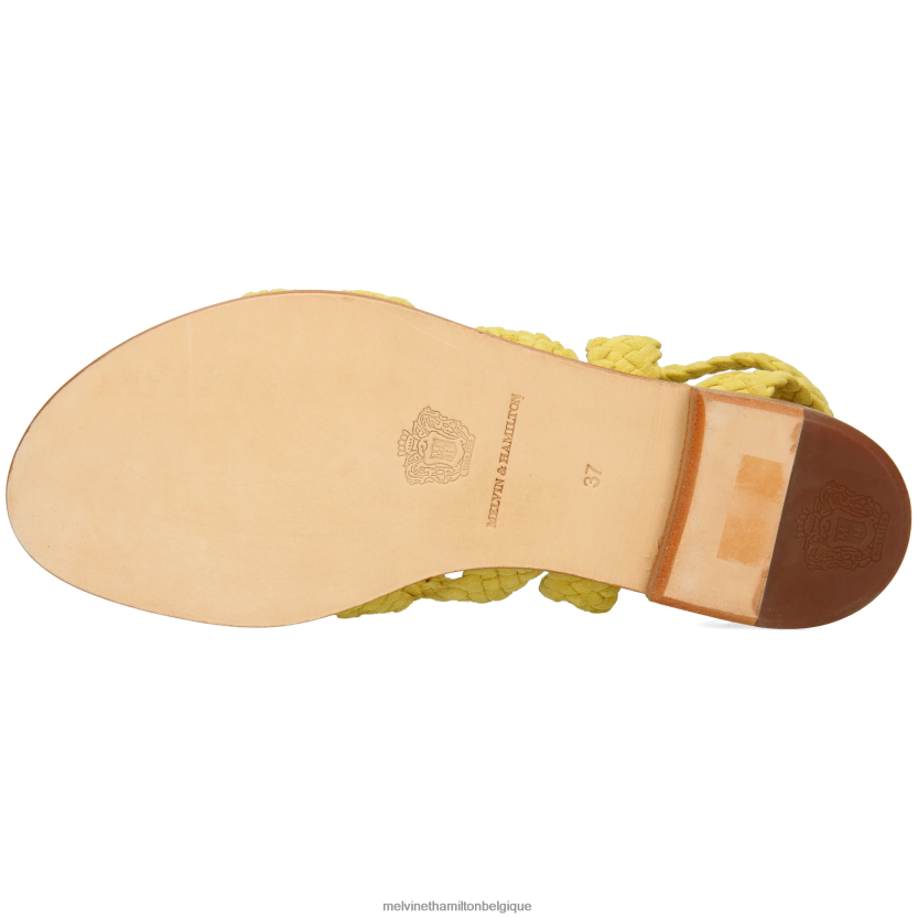 Melvin & Hamilton femmes sandra 11 R442281905 des sandales jaune