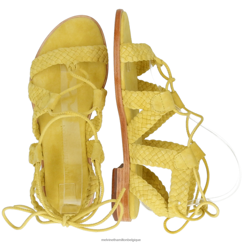 Melvin & Hamilton femmes sandra 11 R442281905 des sandales jaune
