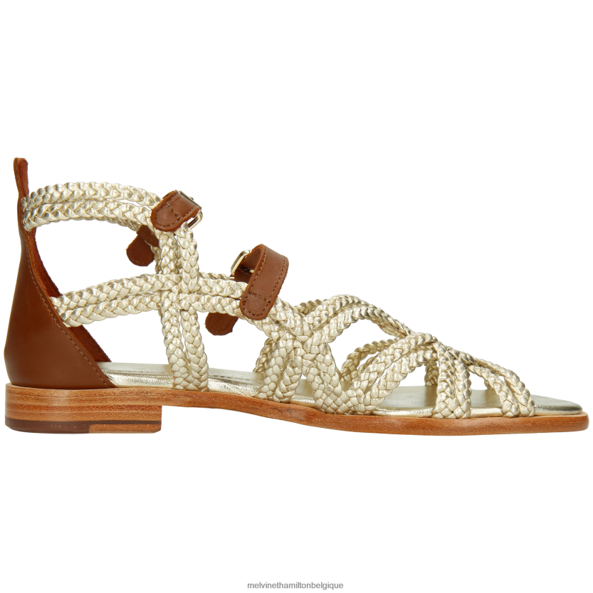 Melvin & Hamilton femmes sandra 48 R442281908 des sandales argent
