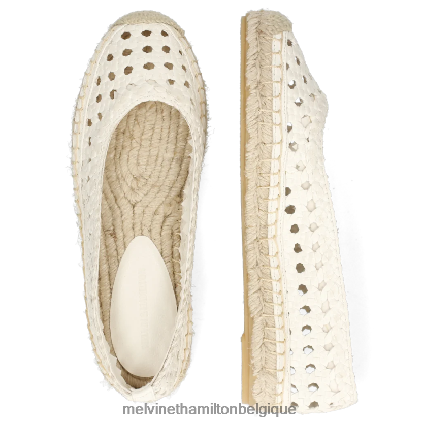 Melvin & Hamilton femmes bree 1 R442281887 espadrilles blanc