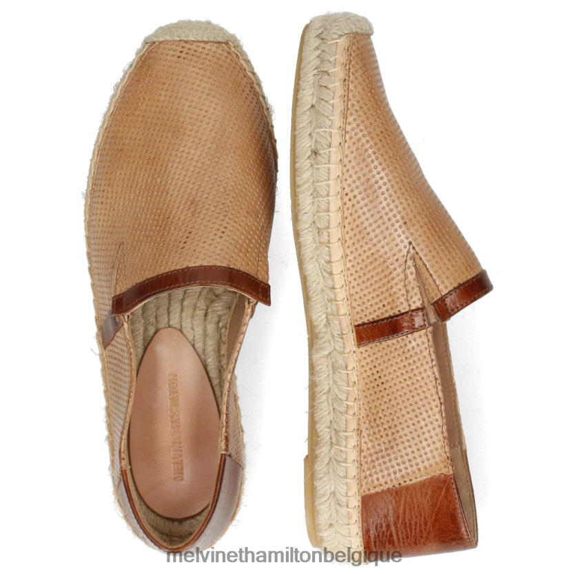 Melvin & Hamilton femmes bree 3 R442281890 espadrilles brun clair