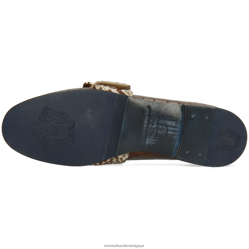 Melvin & Hamilton femmes écarlate 21 R442281387 flâneurs brun