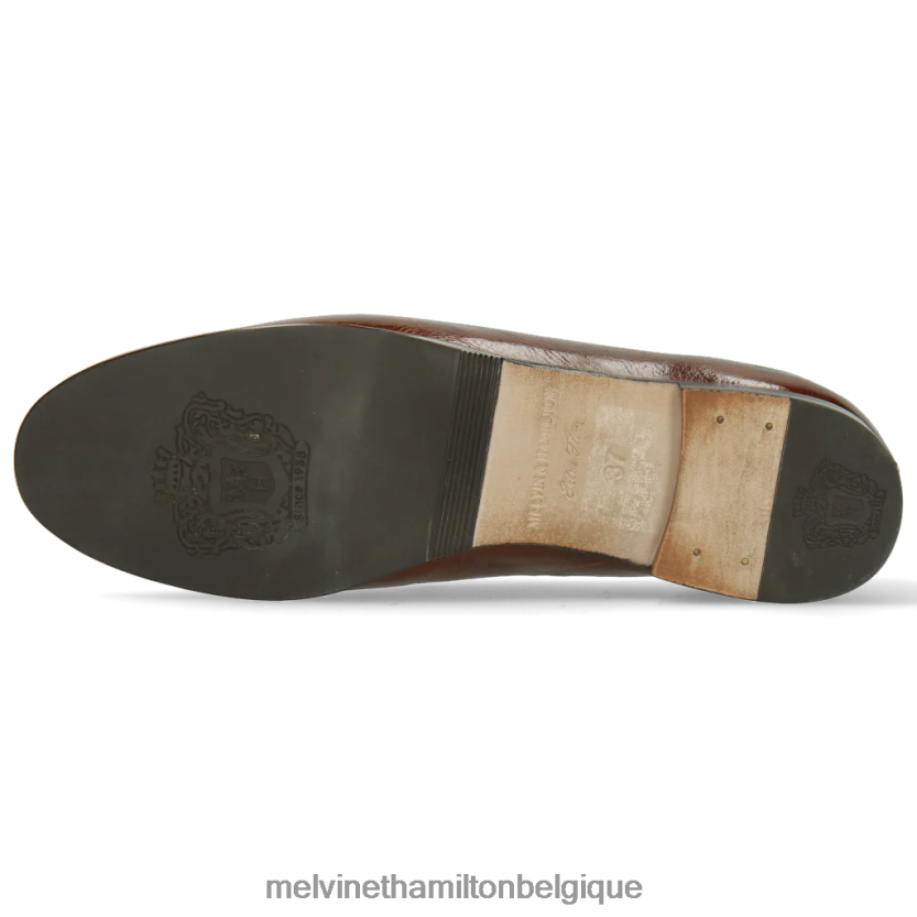 Melvin & Hamilton femmes écarlate 22 R442281413 flâneurs brun