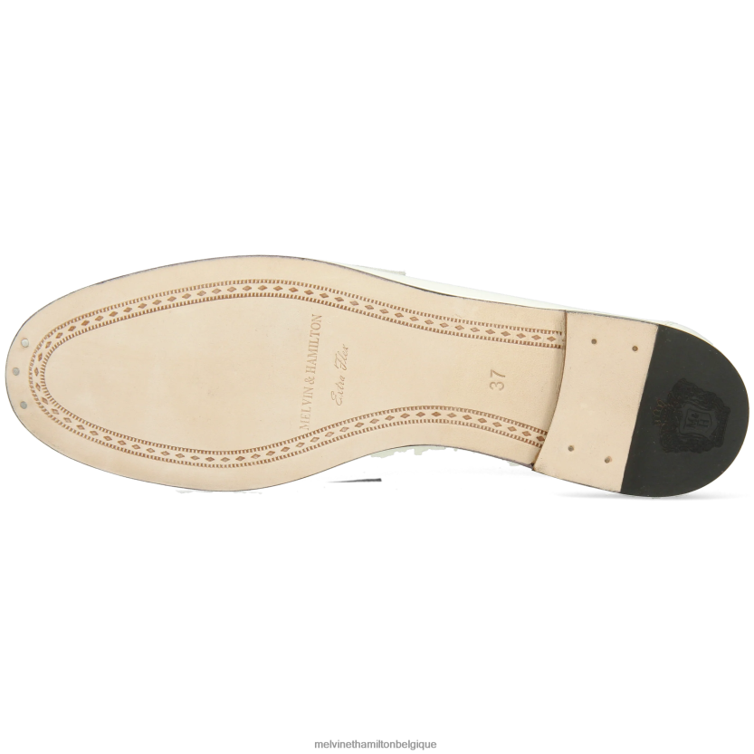 Melvin & Hamilton femmes écarlate 70 R442281332 flâneurs blanc