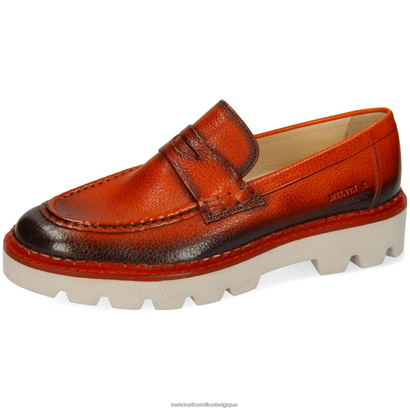 Melvin & Hamilton femmes jade 6 R442281394 flâneurs orange