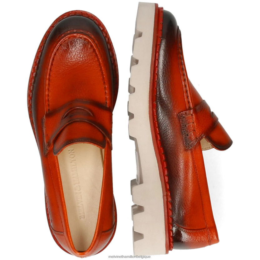 Melvin & Hamilton femmes jade 6 R442281394 flâneurs orange