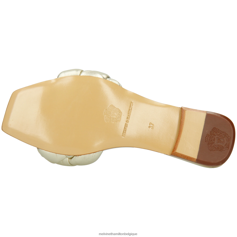 Melvin & Hamilton femmes Brooke 10 R442281609 mules argent