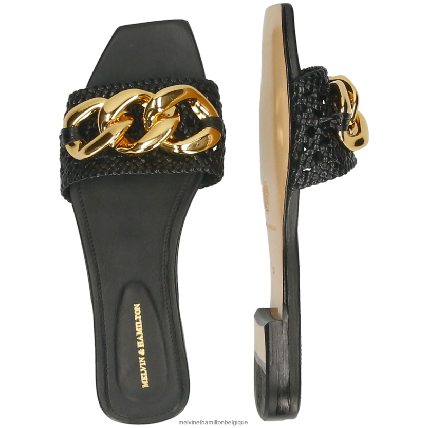 Melvin & Hamilton femmes Brooke 12 R442281575 mules noir