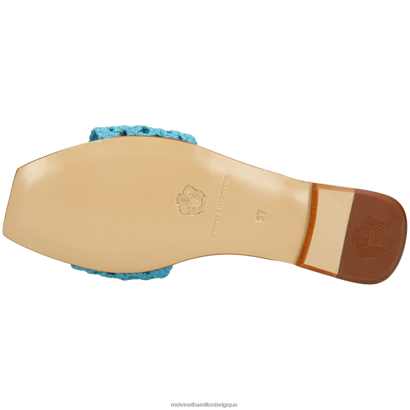 Melvin & Hamilton femmes Brooke 12 R442281603 mules turquoise