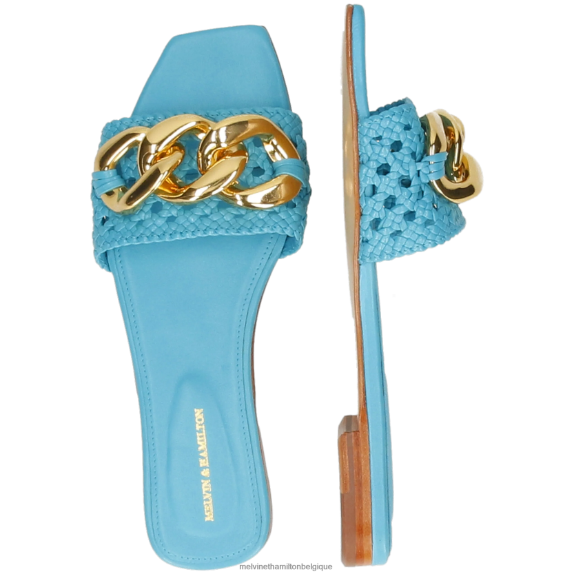 Melvin & Hamilton femmes Brooke 12 R442281603 mules turquoise