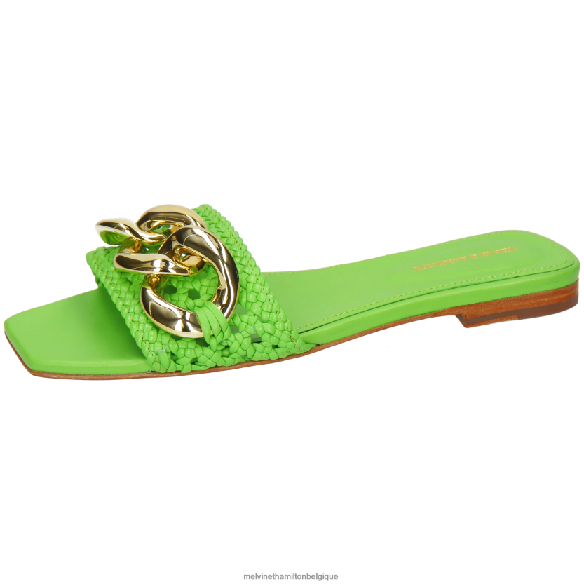 Melvin & Hamilton femmes Brooke 12 R442281612 mules vert