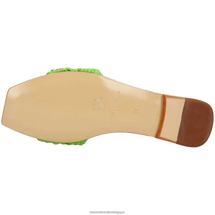 Melvin & Hamilton femmes Brooke 12 R442281612 mules vert