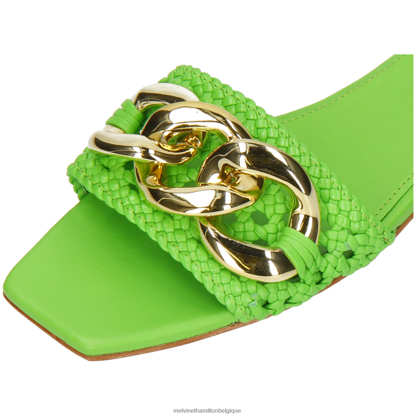 Melvin & Hamilton femmes Brooke 12 R442281612 mules vert