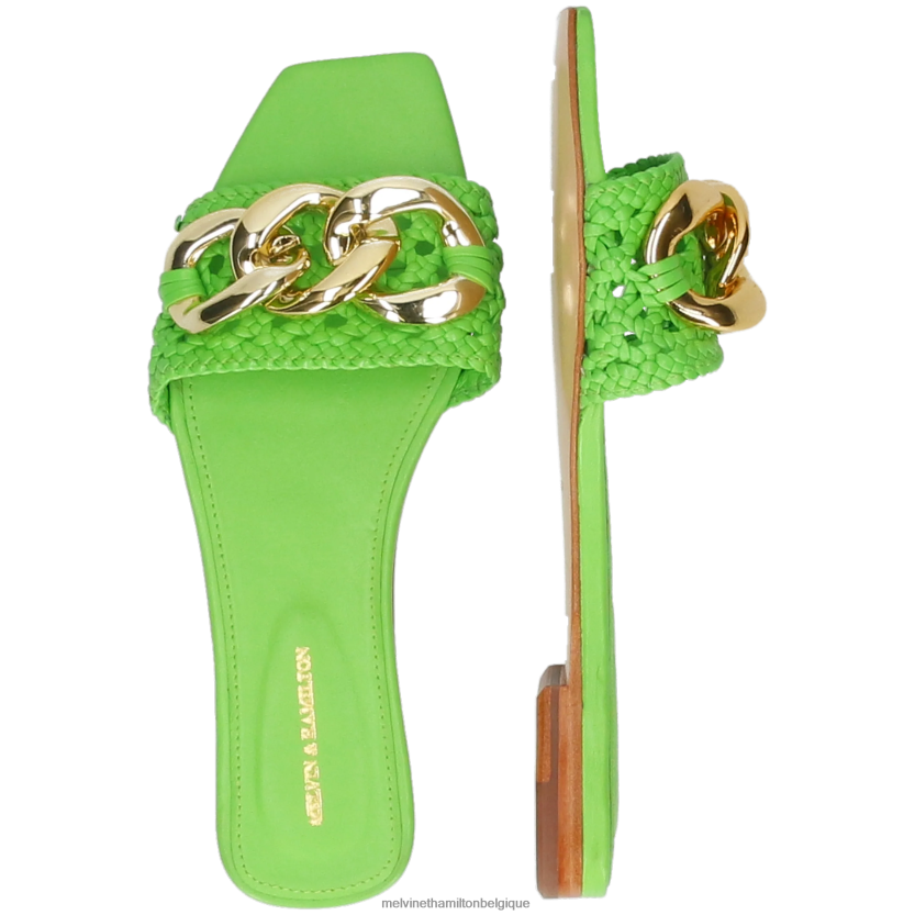 Melvin & Hamilton femmes Brooke 12 R442281612 mules vert