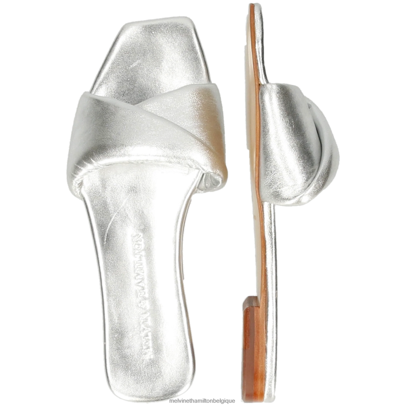 Melvin & Hamilton femmes Brooke 13 R442281588 mules argent