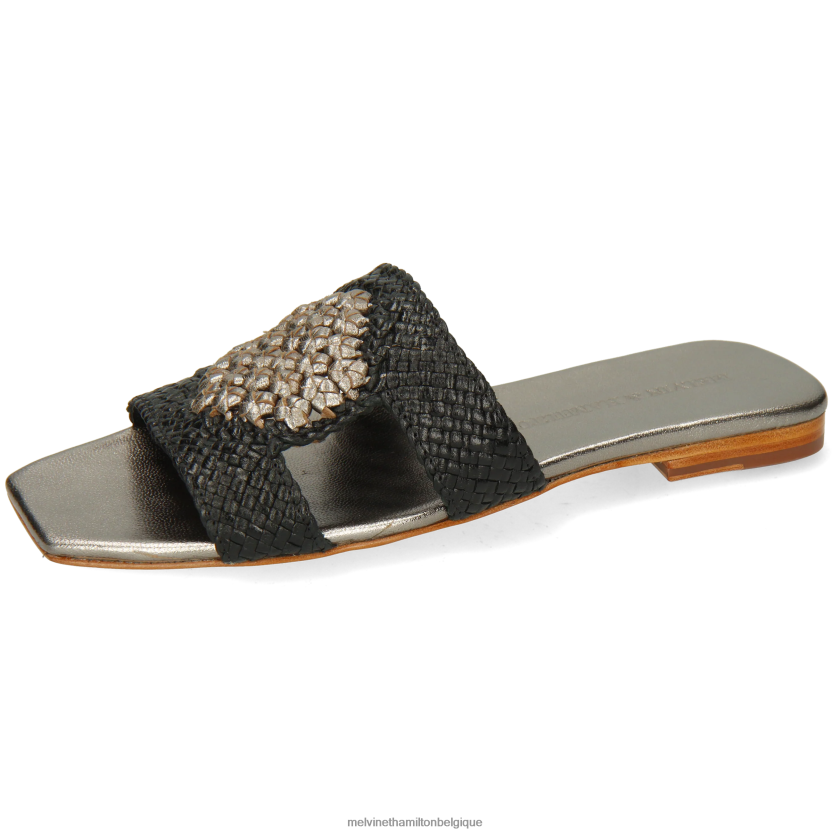 Melvin & Hamilton femmes Brooke 16 R442281578 mules noir