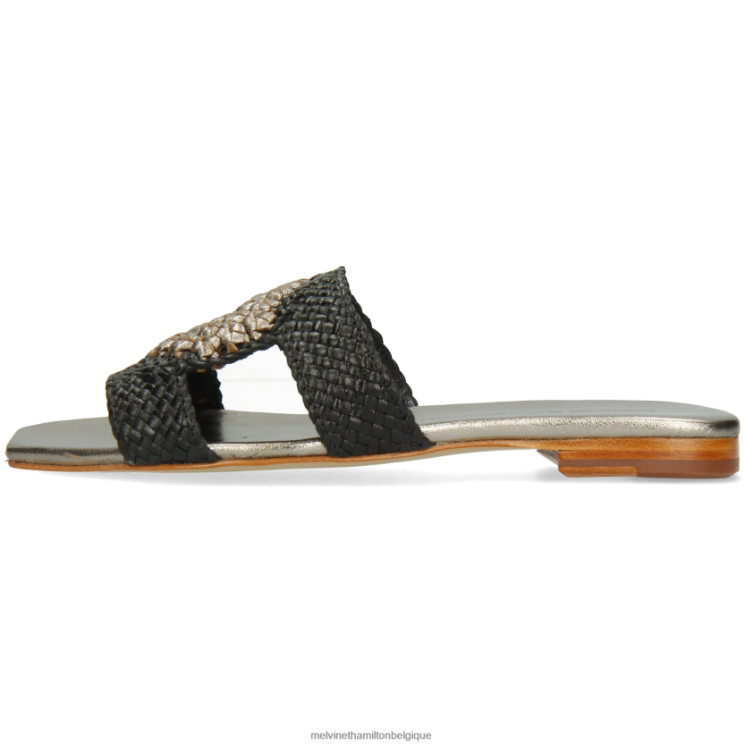 Melvin & Hamilton femmes Brooke 16 R442281578 mules noir