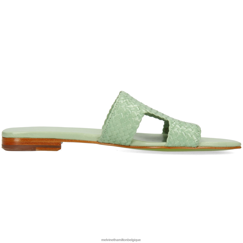 Melvin & Hamilton femmes Brooke 7 R442281556 mules vert