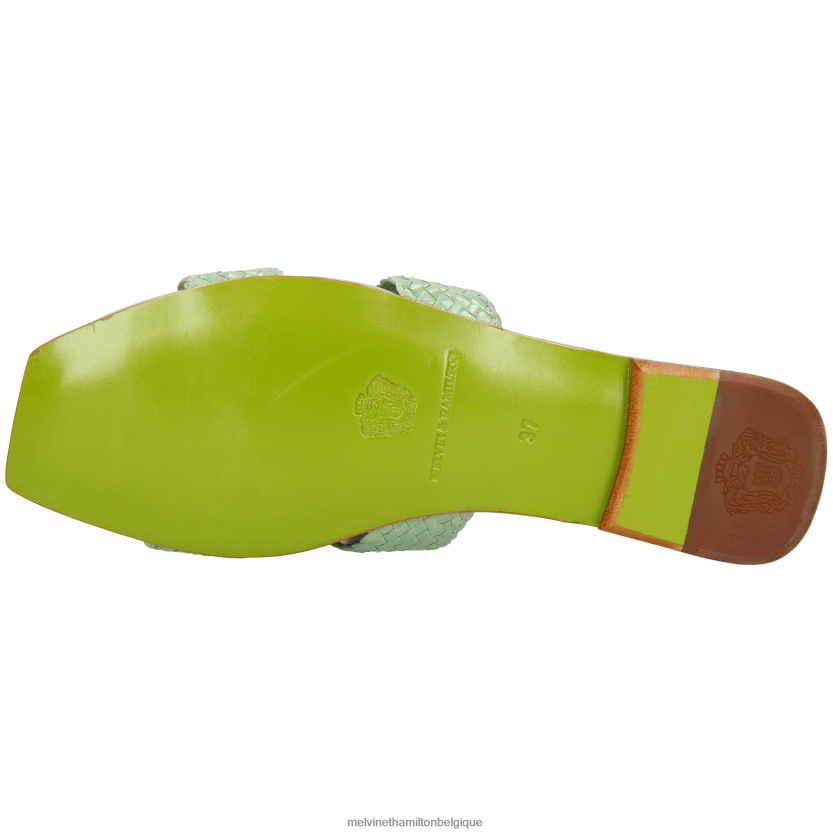 Melvin & Hamilton femmes Brooke 7 R442281556 mules vert