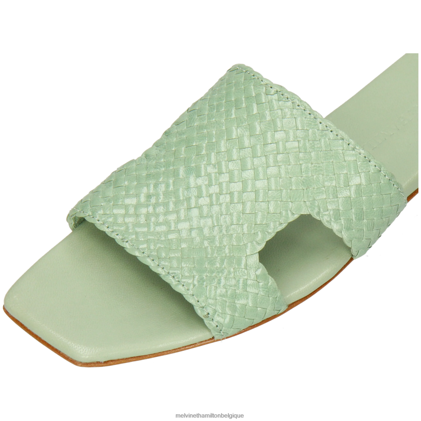 Melvin & Hamilton femmes Brooke 7 R442281556 mules vert