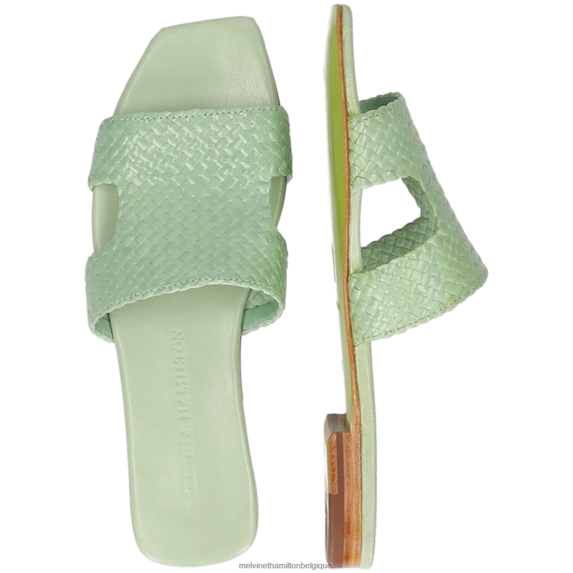 Melvin & Hamilton femmes Brooke 7 R442281556 mules vert