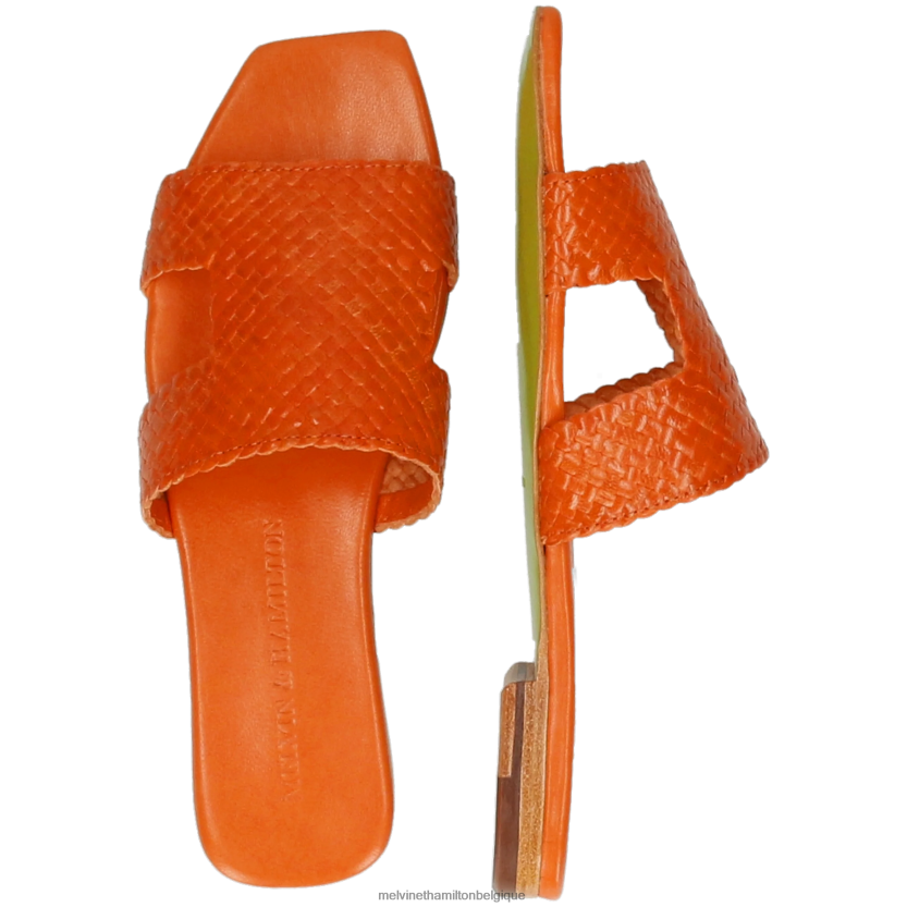 Melvin & Hamilton femmes Brooke 7 R442281616 mules orange