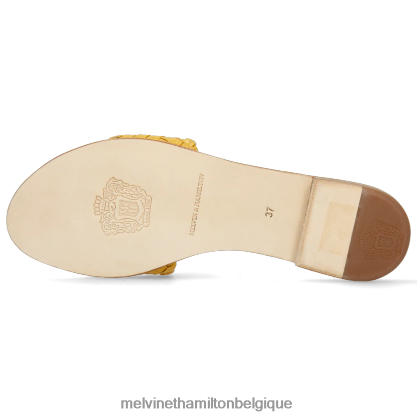 Melvin & Hamilton femmes Hanna 26 R442281652 mules jaune