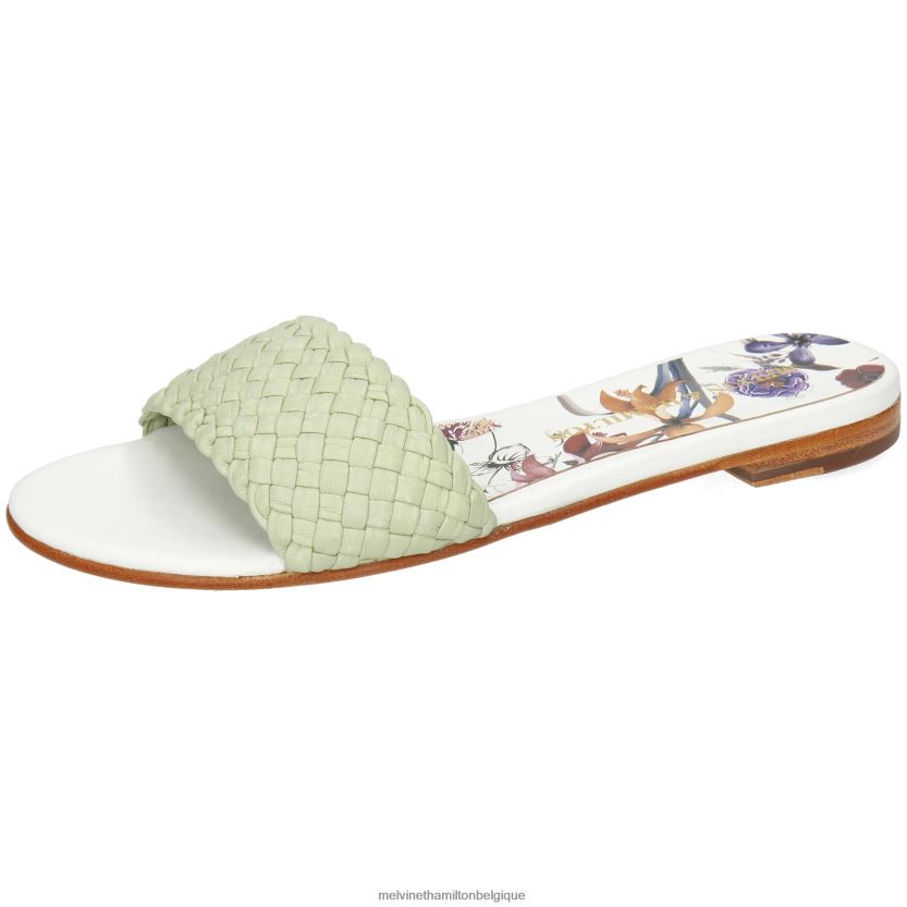 Melvin & Hamilton femmes Hanna 26 R442281676 mules vert