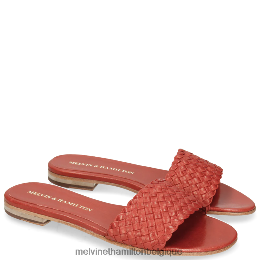 Melvin & Hamilton femmes Hanna 26 R442281772 mules rouge