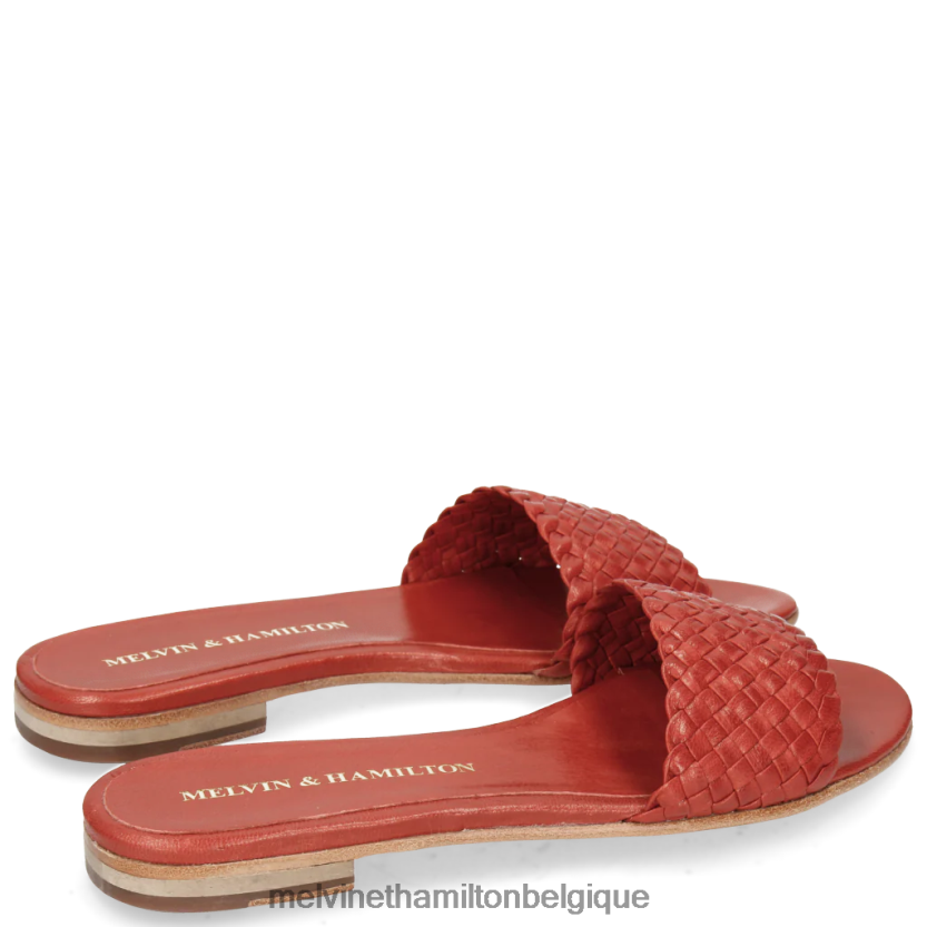 Melvin & Hamilton femmes Hanna 26 R442281772 mules rouge