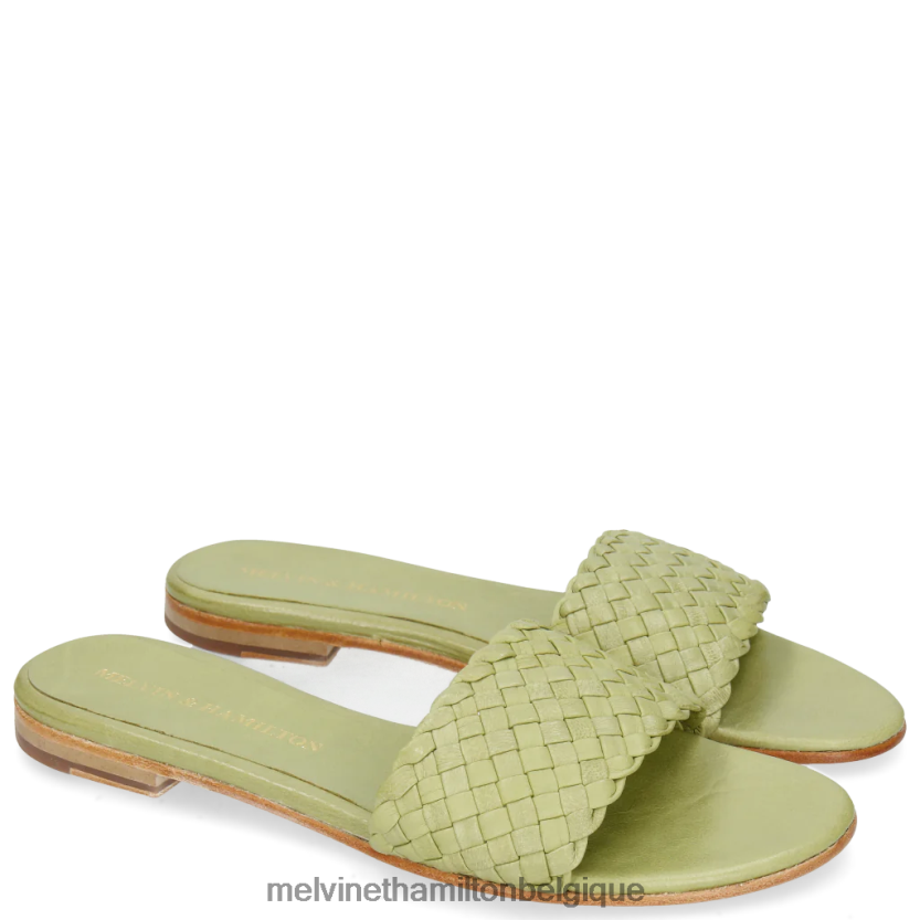 Melvin & Hamilton femmes Hanna 26 R442281774 mules vert