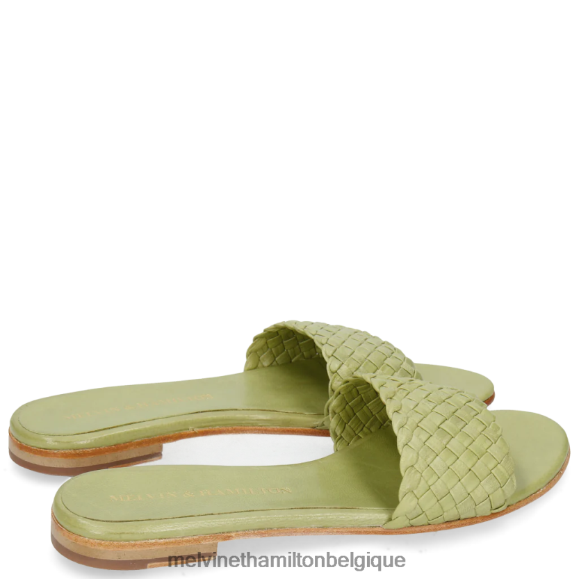 Melvin & Hamilton femmes Hanna 26 R442281774 mules vert