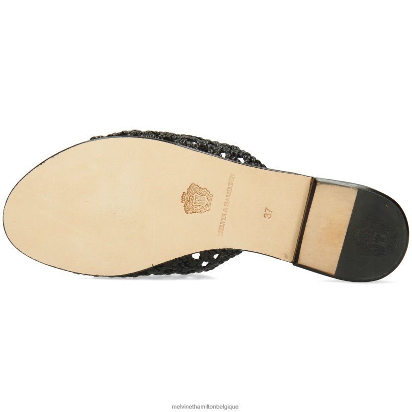 Melvin & Hamilton femmes Hanna 5 R442281775 mules noir