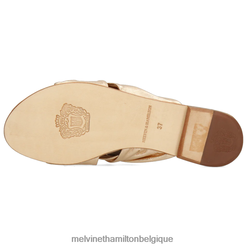 Melvin & Hamilton femmes Hanna 63 R442281705 mules cuivre