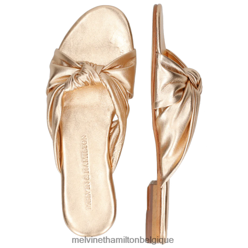 Melvin & Hamilton femmes Hanna 63 R442281705 mules cuivre