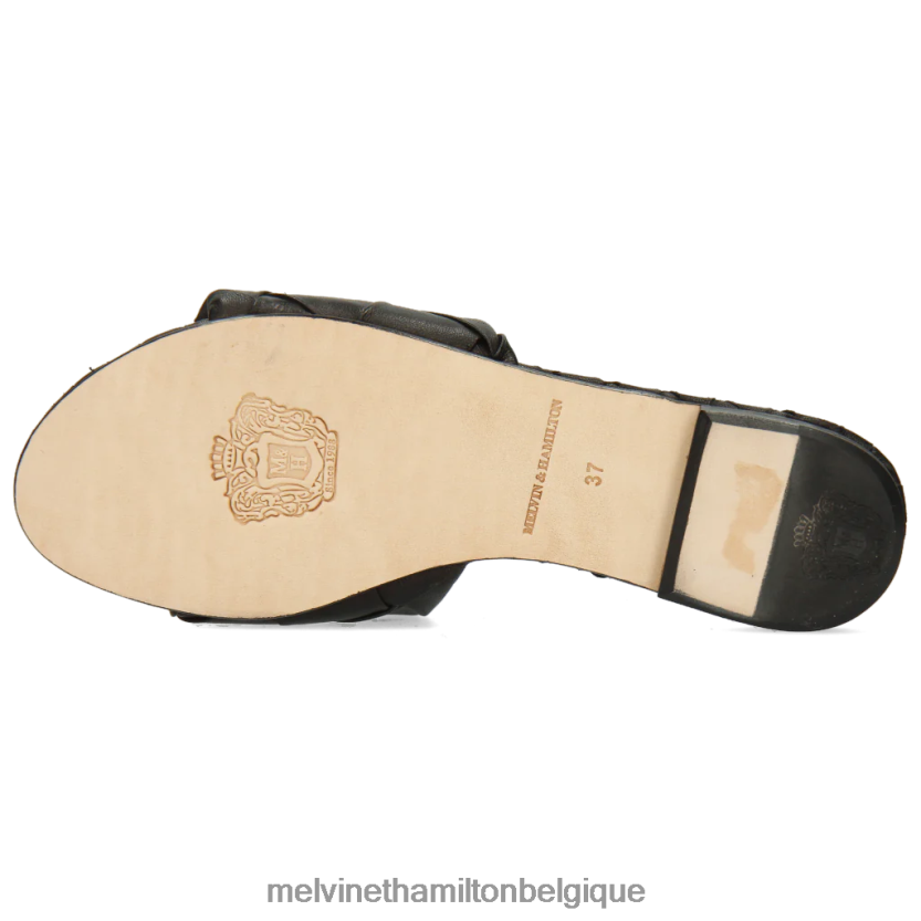 Melvin & Hamilton femmes Hanna 67 R442281649 mules noir
