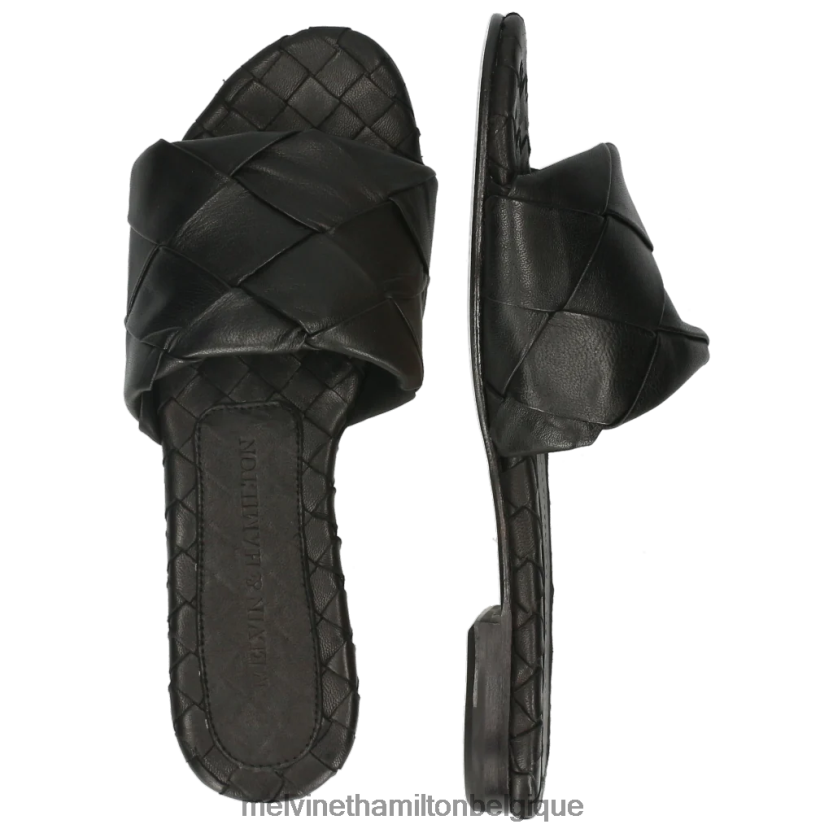 Melvin & Hamilton femmes Hanna 67 R442281649 mules noir