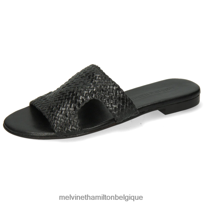 Melvin & Hamilton femmes Hanna 74 R442281689 mules noir