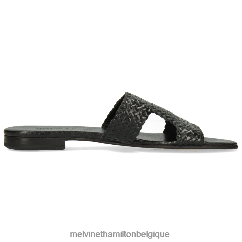 Melvin & Hamilton femmes Hanna 74 R442281689 mules noir