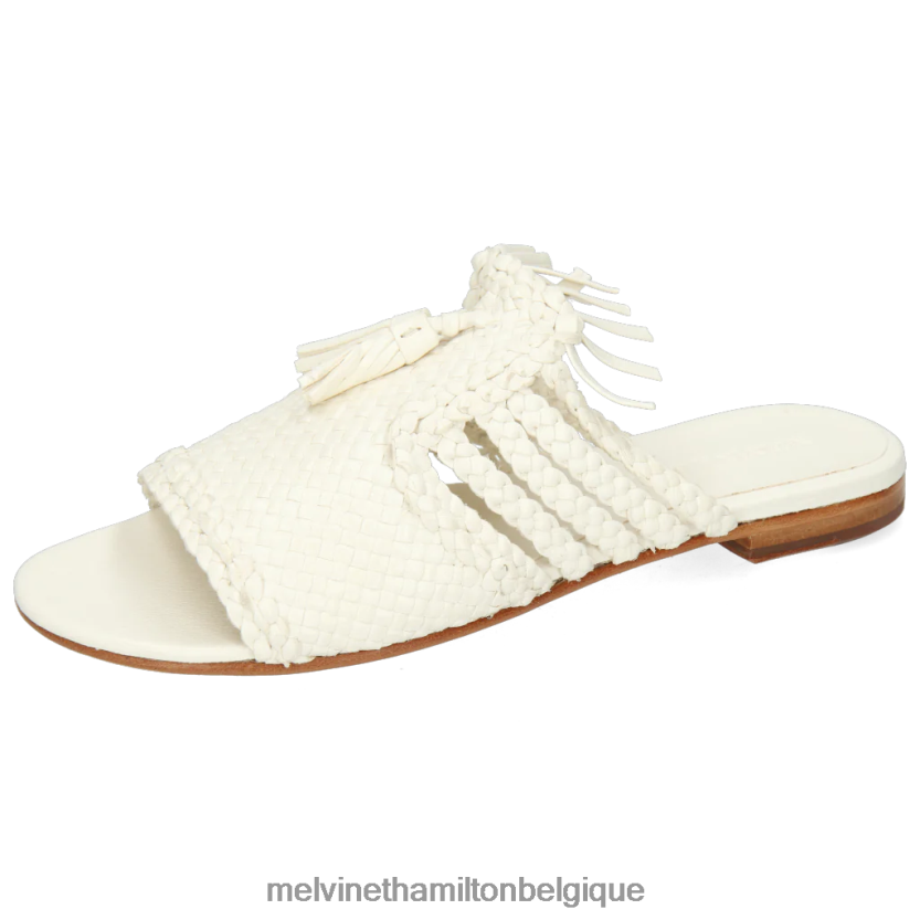 Melvin & Hamilton femmes Hanna 77 R442281658 mules blanc