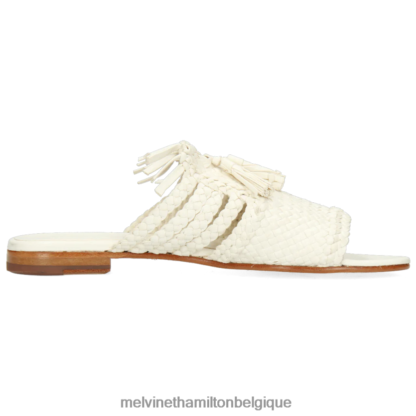 Melvin & Hamilton femmes Hanna 77 R442281658 mules blanc