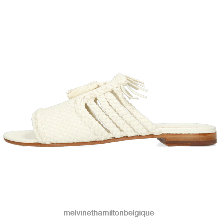 Melvin & Hamilton femmes Hanna 77 R442281658 mules blanc