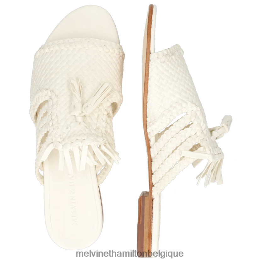 Melvin & Hamilton femmes Hanna 77 R442281658 mules blanc