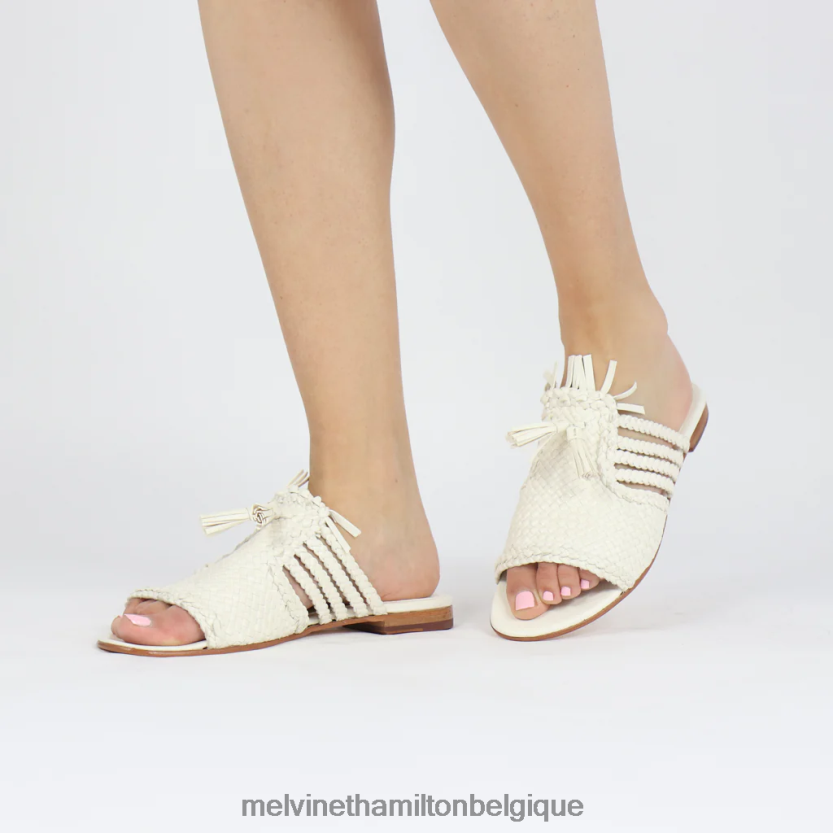 Melvin & Hamilton femmes Hanna 77 R442281658 mules blanc