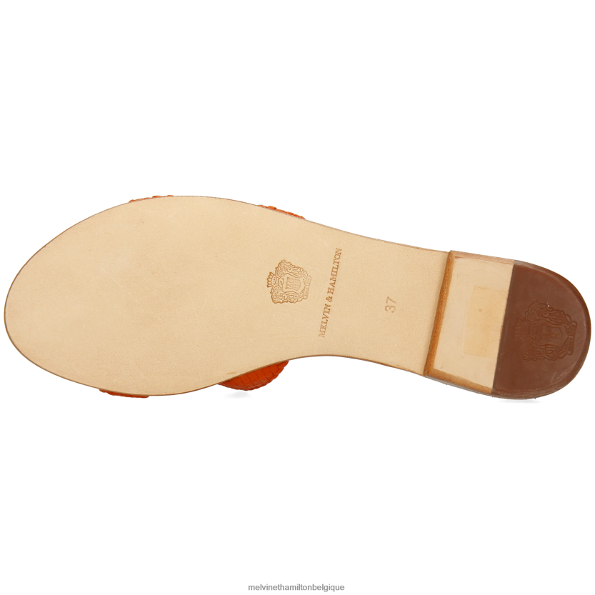 Melvin & Hamilton femmes Hanna 83 R442281599 mules orange