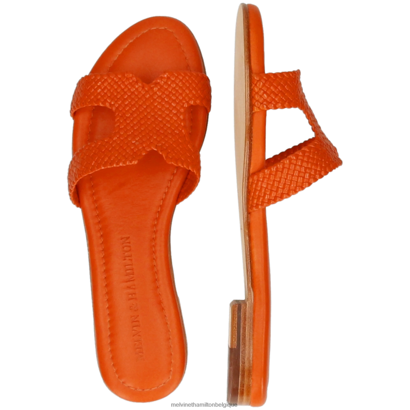 Melvin & Hamilton femmes Hanna 83 R442281599 mules orange