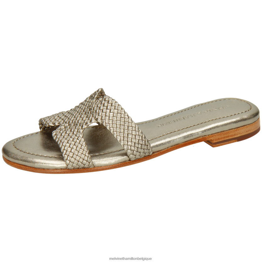 Melvin & Hamilton femmes Hanna 83 R442281627 mules argent