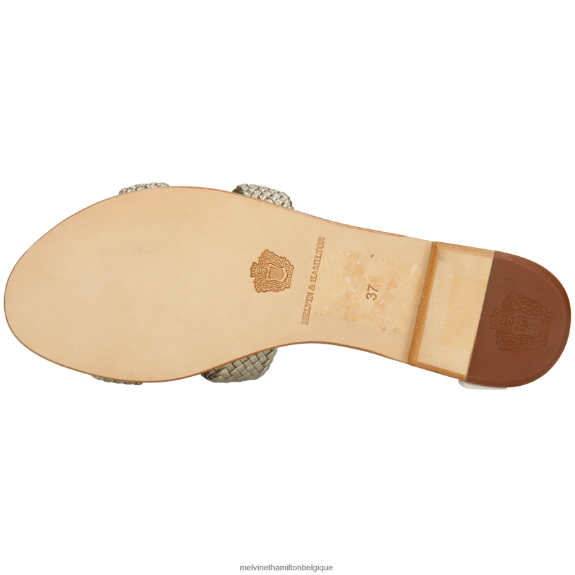 Melvin & Hamilton femmes Hanna 83 R442281627 mules argent