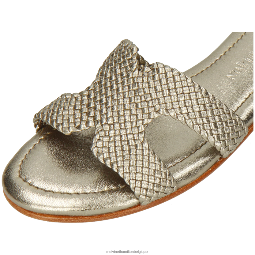 Melvin & Hamilton femmes Hanna 83 R442281627 mules argent